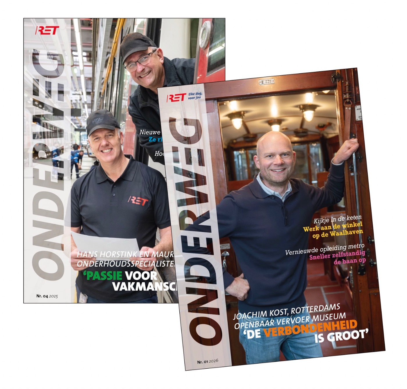 Onderweg — covers