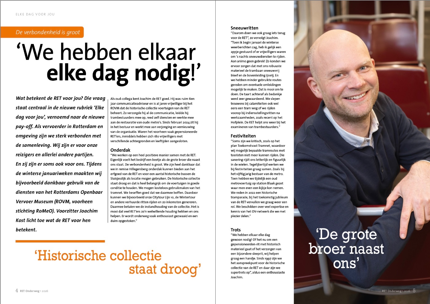 Onderweg — 'We hebben elkaar elke dag nodig'